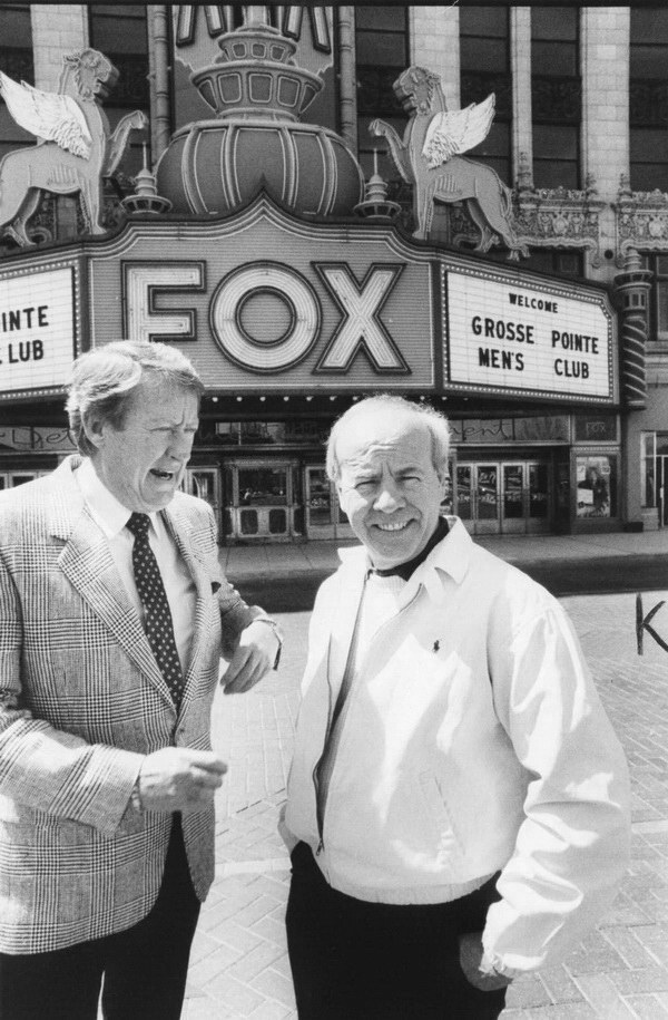 Fox Theatre - Tom Poston And Tim Conway From Wayne State Library (newer photo)